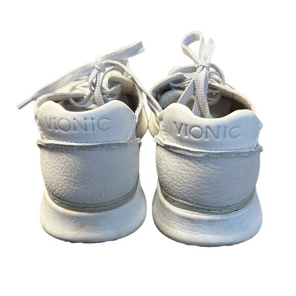 Vionic Casual Joey Sneaker Light Grey Leather 5 - Picture 4 of 11